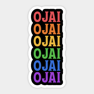 OJAI CALIFORNIA Sticker